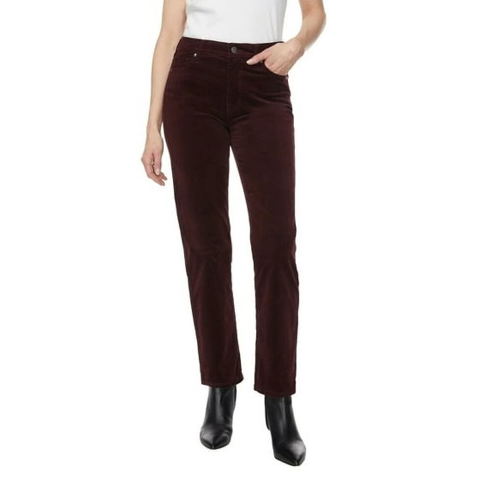 NWT Women's Buffalo David Bitton Stretch Corduroy Pant, Size 4, Black, Straight